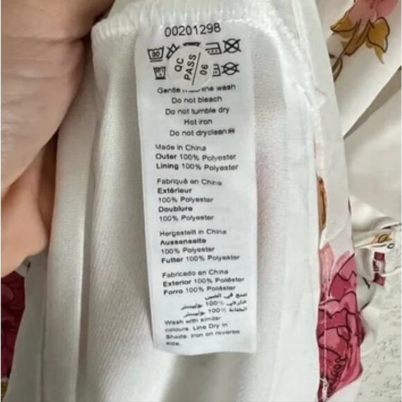 City Chic Wrap Dress Beloved Ivory floral boho size S / 16 new! - Picture 9 of 10